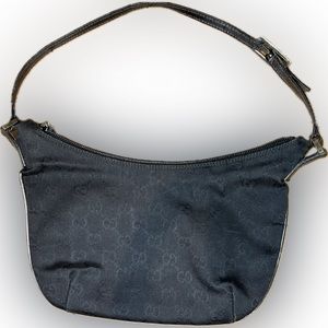 Gucci GG Canvas Pouchette Shoulder Bag